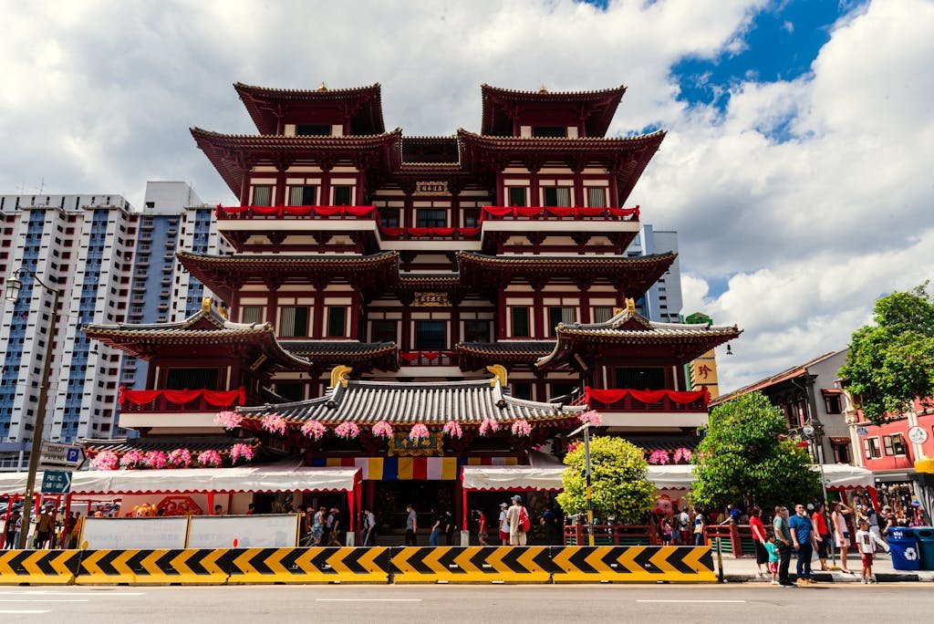 Buddha Tooth Relic Temple in Singapore's Chinatown